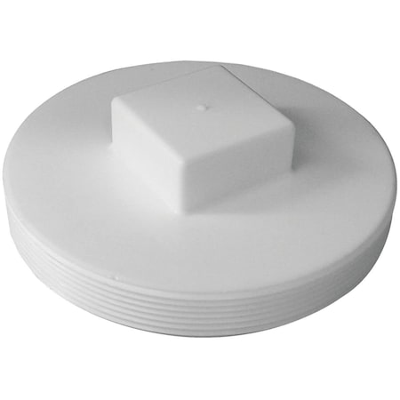 Ipex Canplas 6 In. Square Head PVC Plug 414286BC
